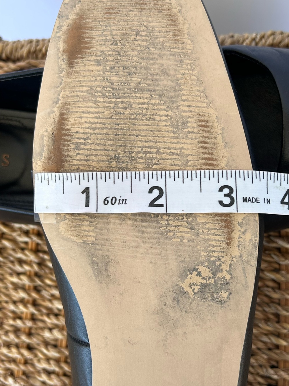 Talbots Women’s Sloan Mary Jane Nappa Flats Black Square Toe Size 9.5M - Picture 11 of 12